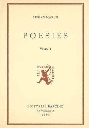 POESIES VOLUM 1 (AUSIAS MARCH) | 9788472262058 | MARCH, AUSIAS