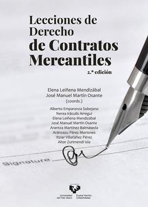 LECCIONES DE DERECHO DE CONTRATOS MERCANTILES | 9788413196459 | LEIÑENA MENDIZABAL, ELENA / MARTIN OSANTE, JOSÉ MANUEL