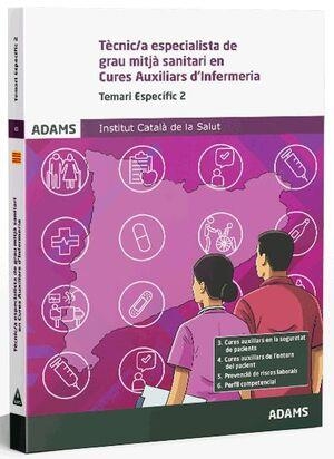 TÉCNIC ESPECIALISTA DE GRAU MITJA SANITARI. TEMARI ESPECIFIC 2 | 9788410773844