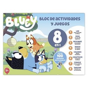LUDUM BLOC DE ACTIVIDADES Y JUEGOS 8 EN 1 BLUEY | 9788410133501 | IMAGILAND