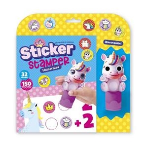 LUDUM STICKER STAMPER UNICORNIOS | 9788410133280 | IMAGILAND