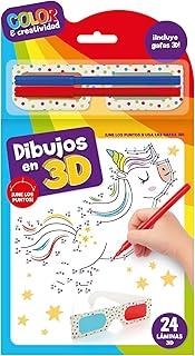 LUDUM COLOR Y CREATIVIDAD - BLOC DIBUJOS EN 3D | 9788410133709 | IMAGILAND