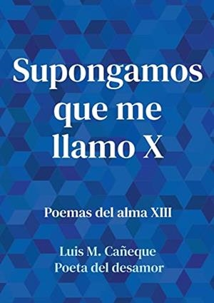 SUPONGAMOS QUE ME LLAMO X. POEMAS DEL ALMA XIII | 9788411233569 | CANEQUE, LUIS MARIANO