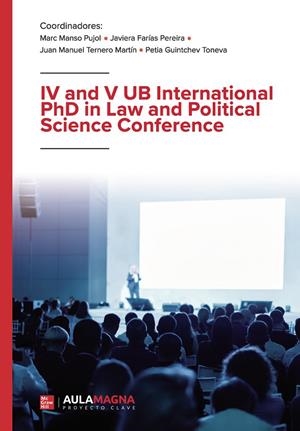 IV AND V UB INTERNATIONAL PHD IN LAW AND POLITICAL | 9788410458314 | MANSO PUJOL, MARC