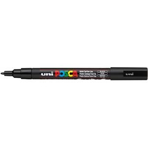 RETOLADOR UNI POSCA PC 3M NEGRE | 4902778915776