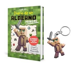 MINECRAFT. DIARIO DE UN ALDEANO PRINGAO (PACK CON LLAVERO) | 8432715185284 | CUBE KID