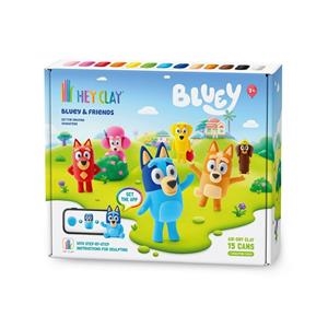 BLUEY Y SUS AMIGOS SET 6 FIGURAS | 4897105245568 | HEY CLAY