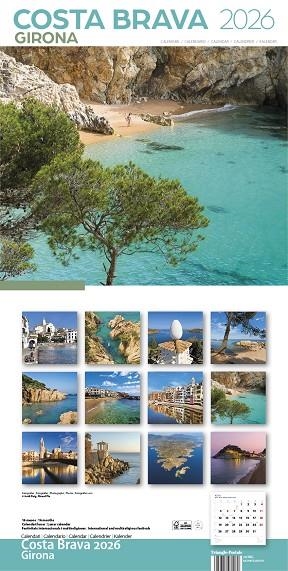 CALENDARI 2026 PARET (30X30 CM) COSTA BRAVA | 8424455260079