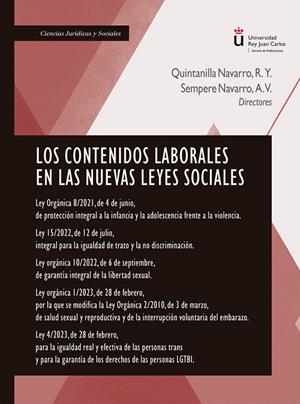 CONTENIDOS LABORALES EN LAS NUEVAS LEYES SOCIALES, LOS | 9791370060985 | QUINTANILLA NAVARRO, RAQUEL YOLANDA