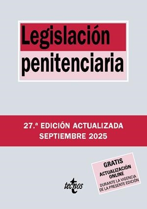 LEGISLACIÓN PENITENCIARIA | 9788430993109 | EDITORIAL TECNOS