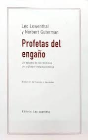 PROFETAS DEL ENGAÑO | 9786316522061 | LOWENTHAL, LEO / GUTERMAN, NORBERT