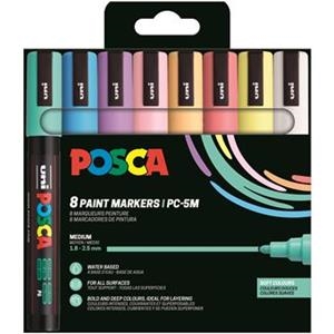 ROTULADOR POSCA PASTEL PACK 8 UNIT | 3701614901215