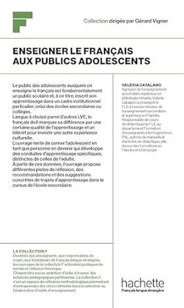 ENSEIGNER LE FRAÇAIS AUX PUBLICS ADOLESCENTS | 9782017199618