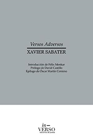 VERSOS ADVERSOS | 9788494040832 | SABATER, XAVIER