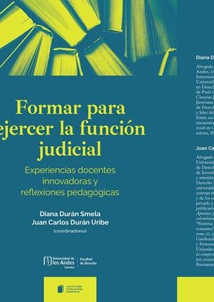 FORMAR PARA EJERCER LA FUNCIÓN JUDICIAL | 9789587987621 | DURÁN SMELA, DIANA