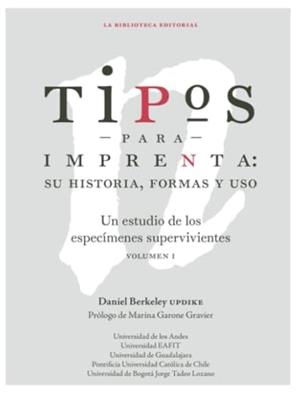 TIPOS PARA IMPRENTA | 9789587986778 | BERKELEY UPDIKE, DANIEL