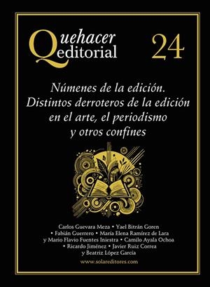 QUEHACER EDITORIAL 24 | 9798896430803 | ZENKER, ALEJANDRO