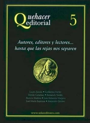 QUEHACER EDITORIAL 5 | 9786077640394 | ZENKER, ALEJANDRO