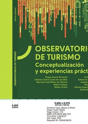 OBSERVATORIOS DE TURISMO | 9789978389720 | DUARTE PIMENTEL, THIAGO