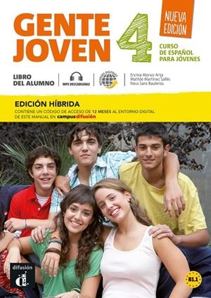 GENTE JOVEN NE 4 ED HIBRIDA LIBRO DEL ALUMNO | 9788419236456 | ALONSO AIJA, ENCINA/SANS BAULENAS, NEUS/SOLÍS SALLÉS, MATILDE