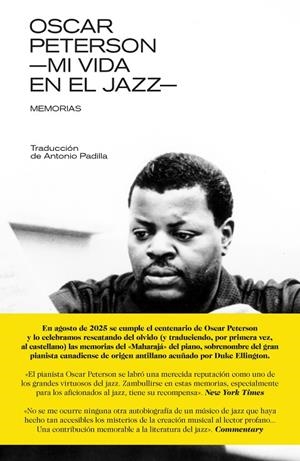 OSCAR PETERSON : MI VIDA EN EL JAZZ | 9788418404696 | PETERSON, OSCAR