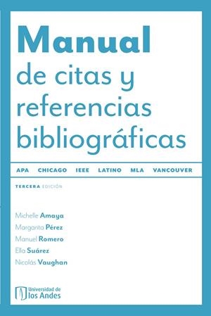 MANUAL DE CITAS Y REFERENCIAS BIBLIOGRÁFICAS | 9789587749380 | PÉREZ, MARGARITA