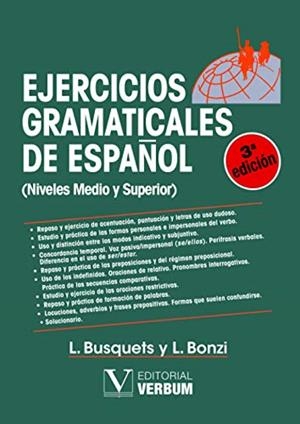 EJERCICIOS GRAMATICALES DE ESPAÑOL | 9788490744529 | BUSQUETS, LORETO