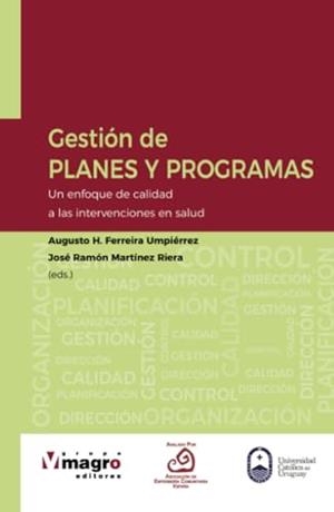 GESTIÓN DE PLANES Y PROGRAMAS | 9789974631748