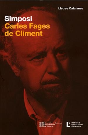 SIMPOSI CARLES FAGES DE CLIMENT | 9788419326331