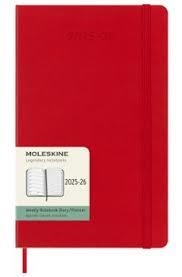 AGENDA MOLESKINE 2025-2026 SETMANAL LARGE VERMELLA TAPA DURA | 8056999275402