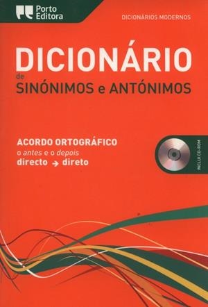 DICIONARIO MODERNO DE SINONIMOS E ANTÓNIMOS+CD | 9789720057549
