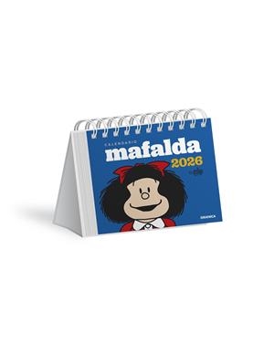 CALENDARIO 2026 MAFALDA ESCRITORIO AZUL | 9786316693198 | QUINO