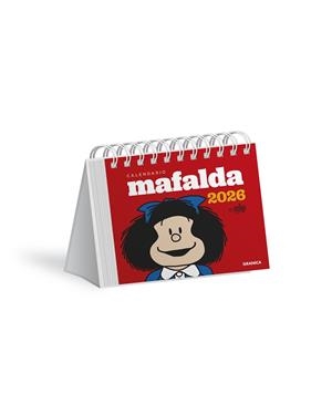 CALENDARIO 2026 MAFALDA ESCRITORIO ROJO | 9786316693181 | QUINO