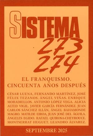 REVISTA SISTEMA 273-274 | 9770210022273