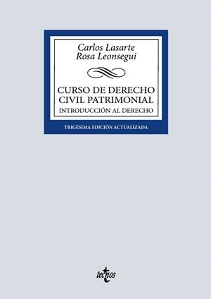 CURSO DE DERECHO CIVIL PATRIMONIAL | 9788430992645 | LASARTE, CARLOS / LEONSEGUI GUILLOT, ROSA ADELA