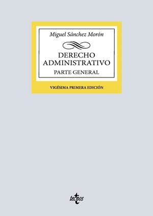 DERECHO ADMINISTRATIVO | 9788430992706 | SÁNCHEZ MORÓN, MIGUEL
