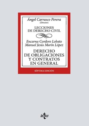 DERECHO DE OBLIGACIONES Y CONTRATOS EN GENERAL | 9788430992898 | CORDERO LOBATO, ENCARNA / MARÍN LÓPEZ, MANUEL JESÚS
