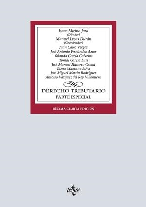DERECHO TRIBUTARIO | 9788430992843 | MERINO JARA, ISAAC / LUCAS DURÁN, MANUEL / CALVO VÉRGEZ, JUAN / FERNÁNDEZ AMOR, JOSÉ ANTONIO / GARCÍ
