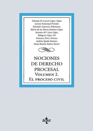 NOCIONES DE DERECHO PROCESAL | 9788430992966 | LUCCHI LÓPEZ-TAPIA, YOLANDA DE / FONTESTAD PORTALÉS, LETICIA / GUERRERO PALOMARES, SALVADOR / JIMÉNE