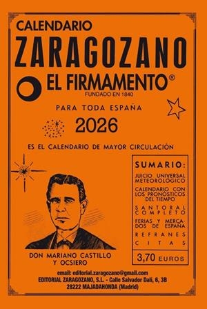 CALENDARIO ZARAGOZANO 2026 | 9788412572186