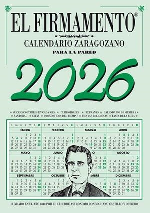 CALENDARIO ZARAGOZANO 2026 PARED FIRMAMENTO | 9791399059304