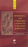 DEL MODERNISMO Y EL 98 AL TRADICIONALISMO Y LA GUERRA CIVIL | 9788495979148 | GONZALEZ, JUAN MANUEL