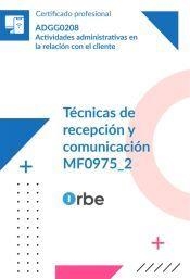 TÉCNICAS DE RECEPCIÓN Y COMUNICACIÓN | 9791388000232