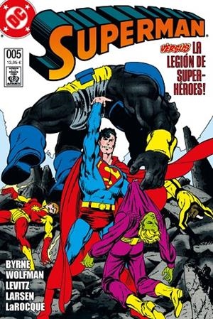 BIBLIOTECA SUPERMAN 05 : LA LEGION SUPER-HEROES | 9791370132309 | LAROCQUE, GREG / WOLFMANN, MARV / BYRNE, JOHN