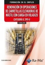 RENOVACIÓN EN OPERACIONES DE CARRETILLAS ELEVADORAS de mástil con carga en voladizo (Categoría II, Tipo 4) | 9791387764814 | RUBIO DUCE, ELSA
