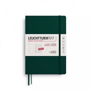 AGENDA ESCOLAR MEDIUM A5 18 M ENGLISH FOREST GREEN | 4004117666933