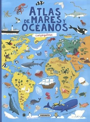 ATLAS DE MARES Y OCEANOS CON PEGATINAS | 9788410842540 | TALAVERA, ESTELLE