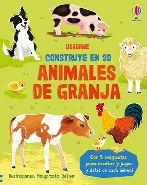 CONSTRUYE EN 3D. ANIMALES DE GRANJA | 9781836064794 | WHEATLEY, ABIGAIL
