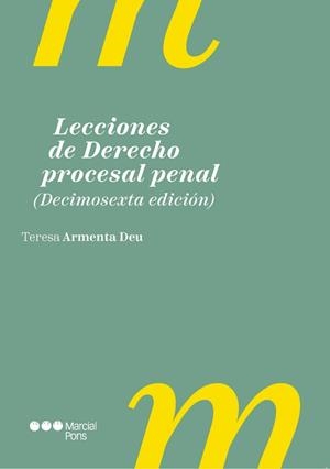LECCIONES DE DERECHO PROCESAL PENAL | 9788413819877 | ARMENTA DEU, TERESA