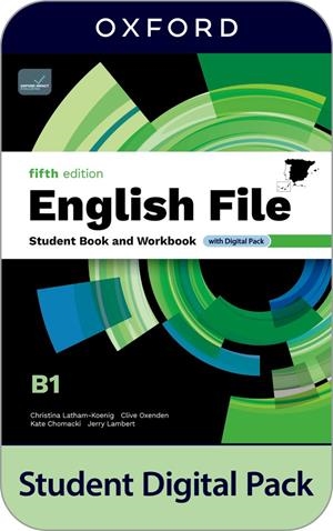 ENGLISH FILE B1 STUDENT AND WORKBOOK WITHOUT KEY FIFTH EDITION 5A ED. | 9780194143974